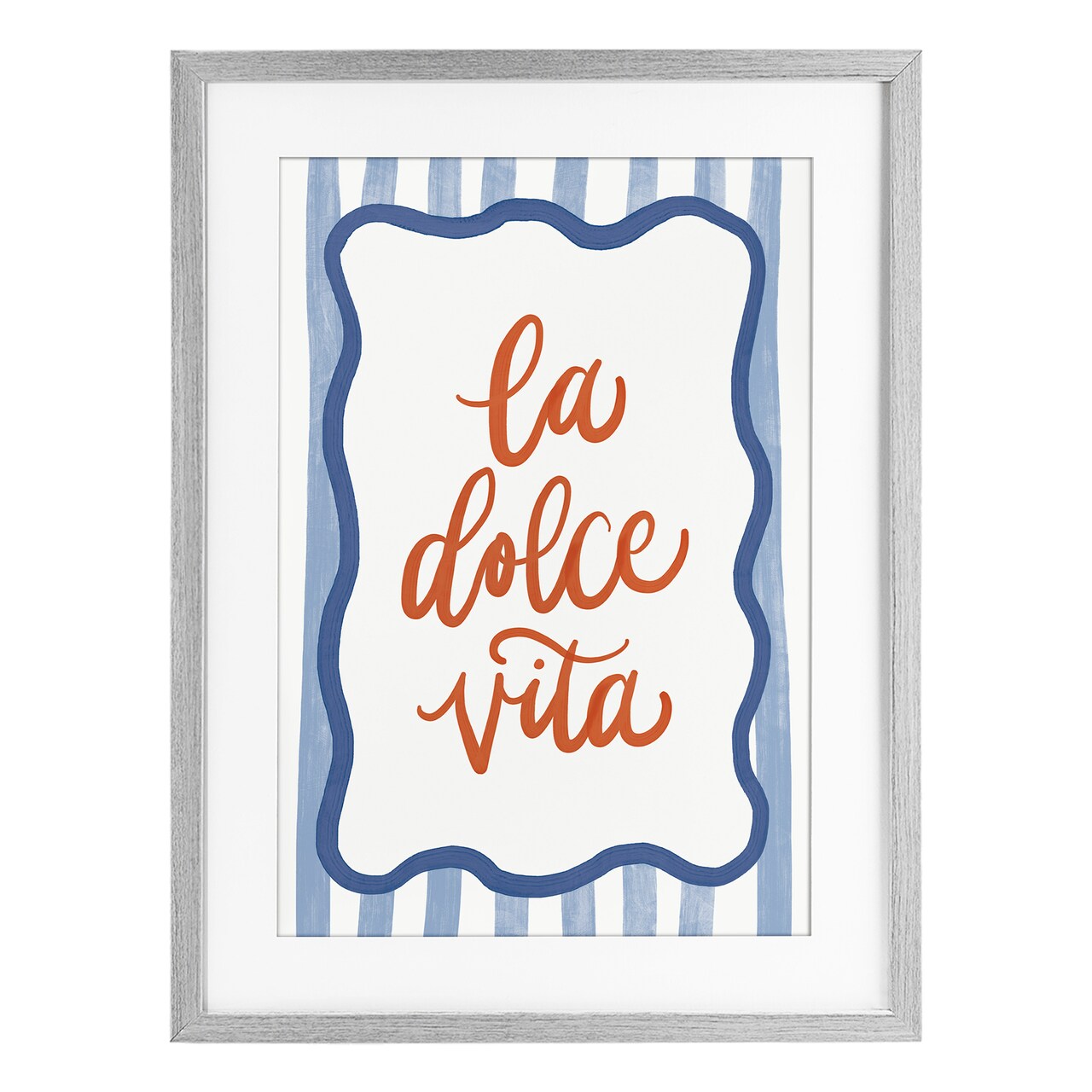Stupell Industries Italian Kitchen Typography Framed Print Under Glass, design by Amanda Houston